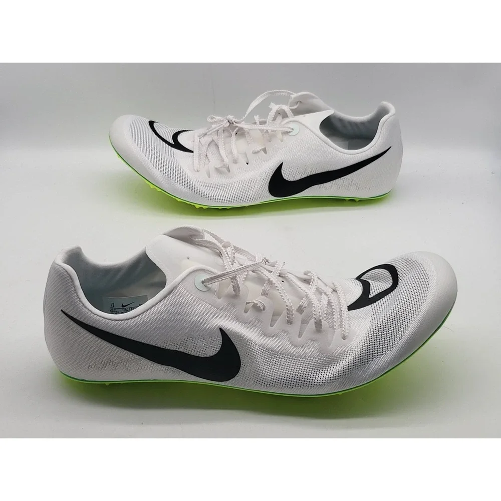 Nike Zoom Ja Fly 4 Sprint Spikes Men 14 White Black‎ Electric Algae DR2741-102